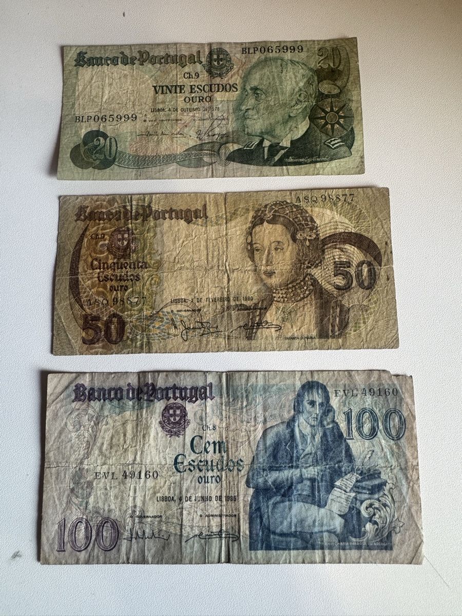 Banknoten: Escudos , Portugal noten  – Gebraucht aus Ilanz von tai_q2yd