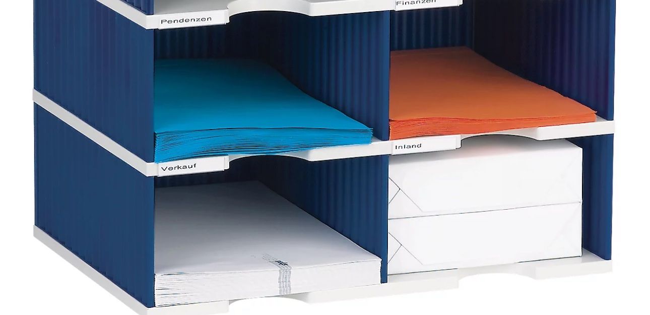 Altro in Decorazioni & Accessori: styro® Sortierstation styrodoc Jumbo, DIN C4, blau – Nuovo e nell'imballaggio originale da Necker venduto da liq24 1