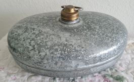 Antike Bettflasche Bettpfanne Metall