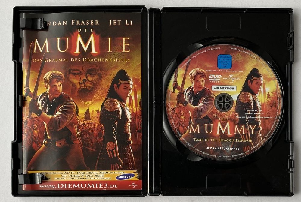 Tutti i DVDs: Die Mumie, Das Grabmal des Drachenkaisers – Usato da Flums venduto da Asquillo 3