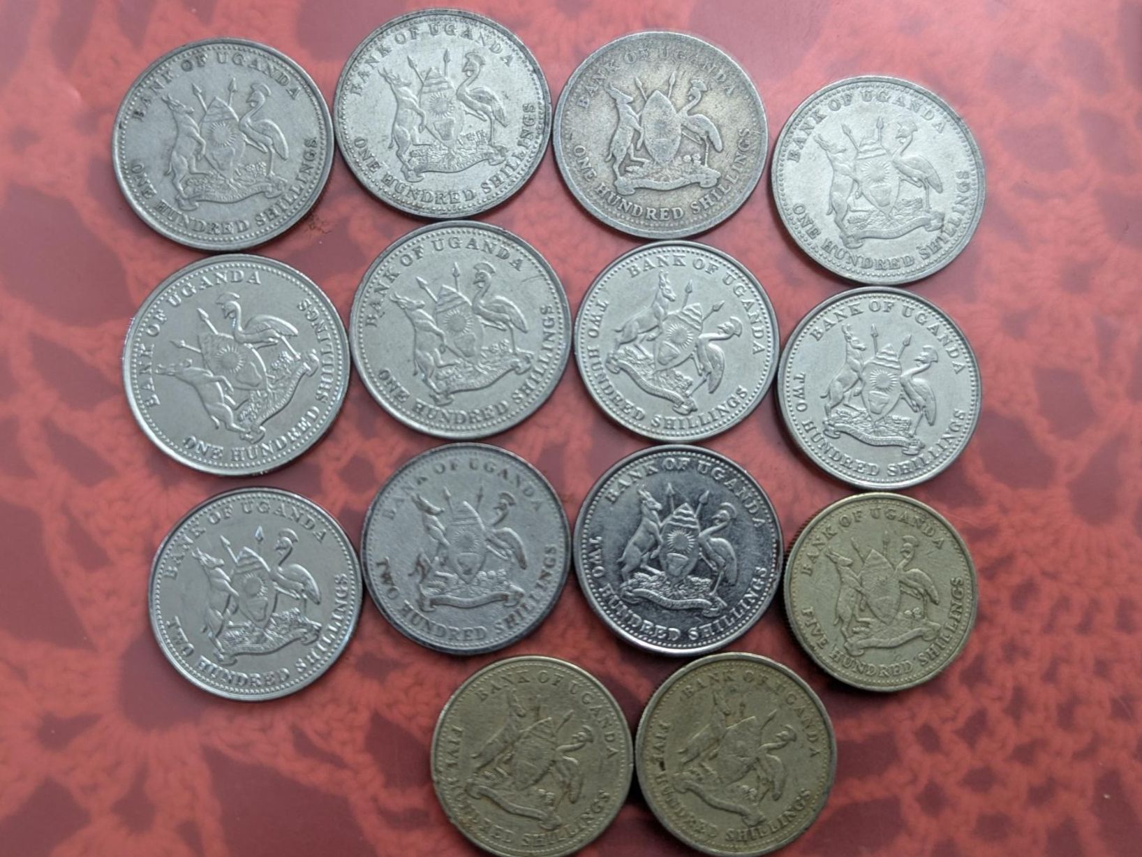 Tutti le monete: Uganda cirlutatings coins,delivery begining of JULY – Usato da Porrentruy venduto da jmbechir 1
