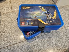 Lego Nexo Knights Aufbewahrungsbox blau gebrauchter Zustand