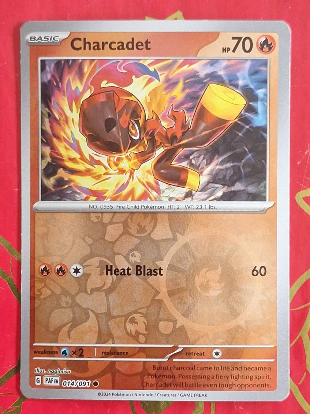 Pokémon Carte collezionabili: Charcadet - Pokemon Reverse Holo Paldean Fates – Usato da Altstätten SG venduto da GGsGameshop