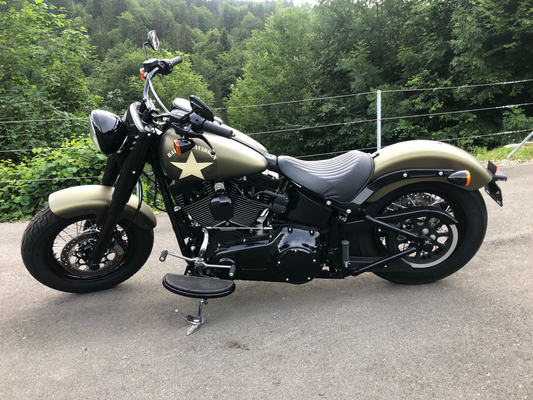 Harley-Davidson Chopper: Harley Davidson FLSS Softail Slim S110 ABS – Usato da Ibach venduto da jansim