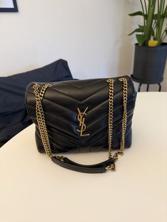 Saint Laurent Lou Lou Small Black/Gold 2021