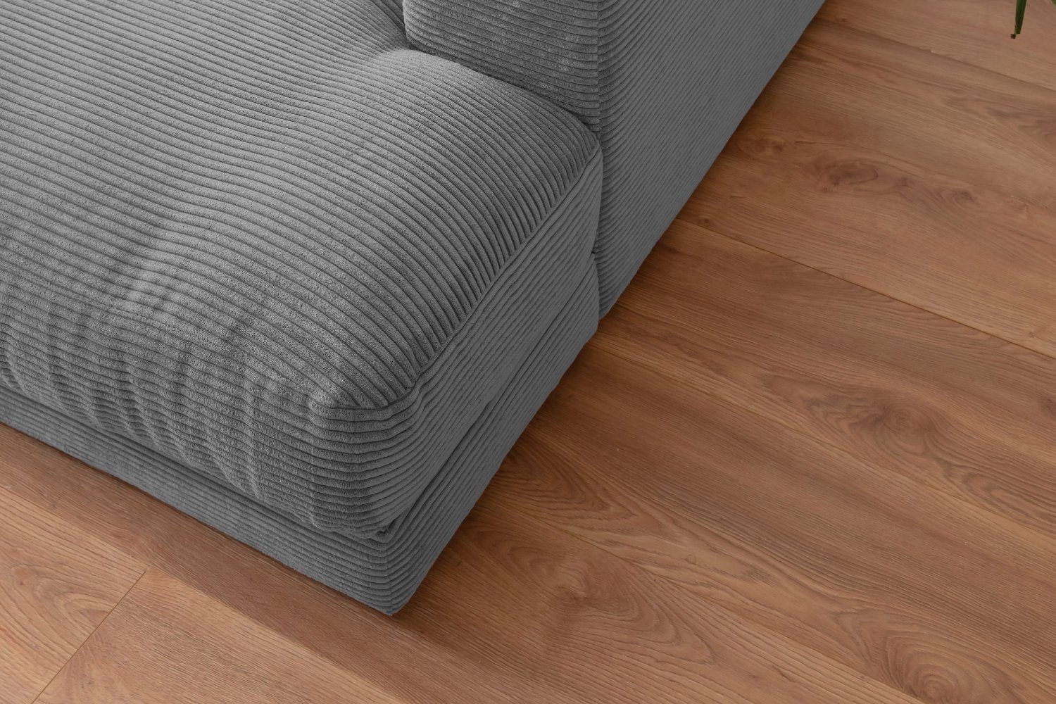 Sofas: Big Sofa High End in Cord dark grey – Neu und originalverpackt aus Bischofszell von deluxe-moebel 1