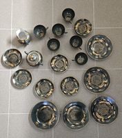 Vintage 19-teiliges China Porzellan? Tee Set grün goldfarben
