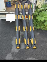 3x Moravia Park-AID Radstopper 180 cm inkl. Schrauben