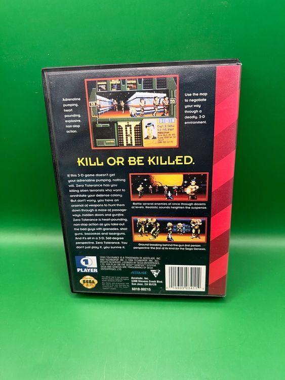 Giochi: Zero Tolerance Genesis (Englisch) - Sega Mega Drive – Usato da Frauenfeld venduto da bigauditor 1