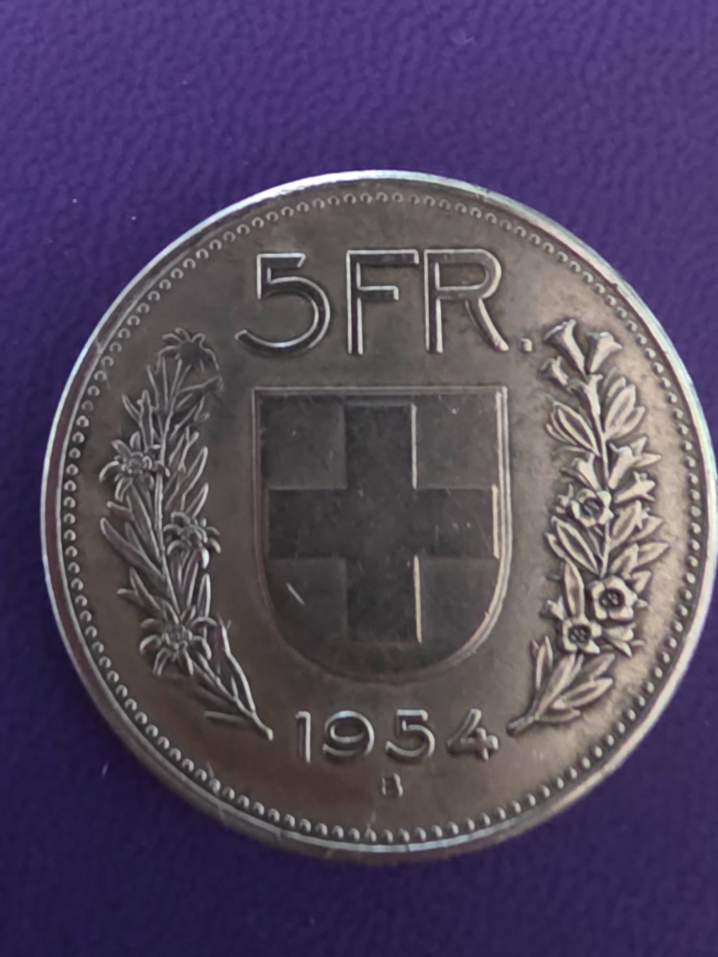 Toutes les monnaies: Silber Munze 5 Franken SS – D'occasion à Nyon par freetoys08
