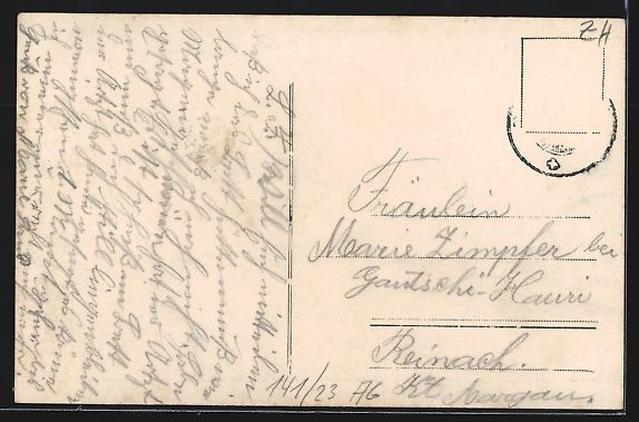 Cartoline postali: Thalheim an der Thur, Strassenpartie mit – Usato da Berlin venduto da bartko-reher 1