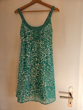 Hallhuber- Leo-Kleid grün Gr.36