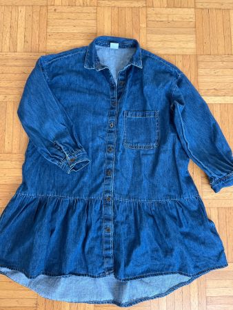 Jeanskleid Next dunkelblau mit Knopfleiste guter Zustand