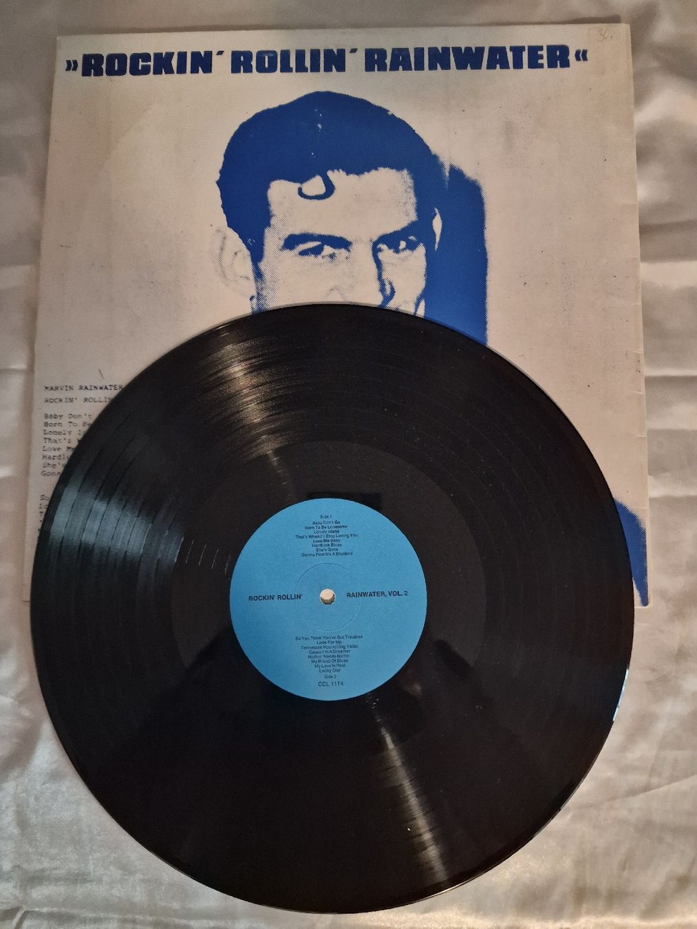 Dischi in vinile: Marvin Rainwater - " Rockin ' Rollin ' Rainwater" – Usato da Pfaffnau venduto da gunport 2