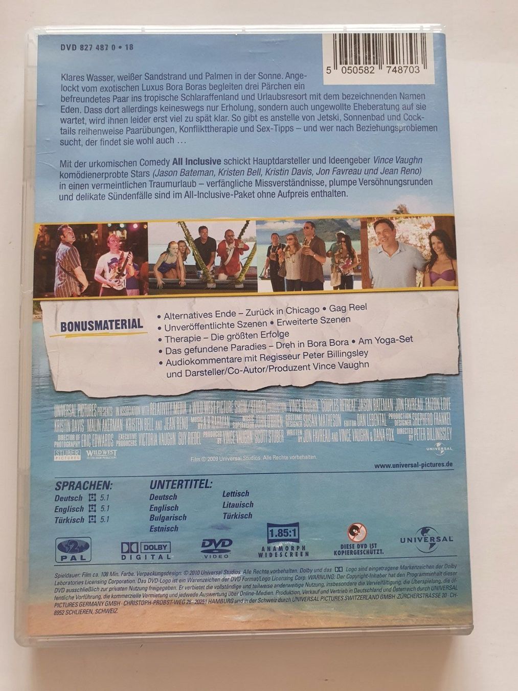 Tutti i DVDs: All Inclusive DVD – Usato da Oberdorf BL venduto da BaldenEagle 1