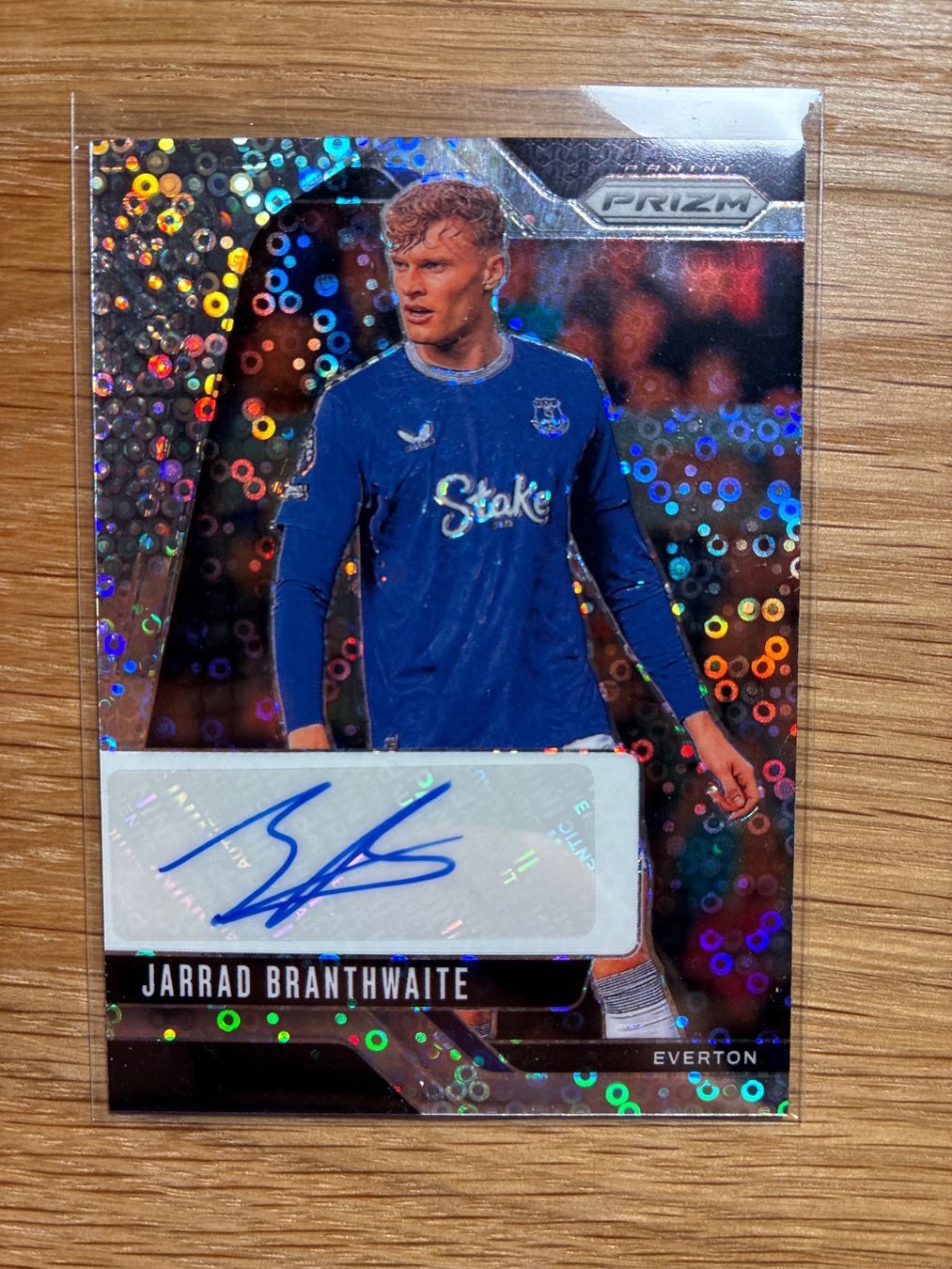 Topps Carte collezionabili: Panini Prizm Jarrad Branthwaite Everton Autogramm – Usato da Wangenried venduto da Garagara