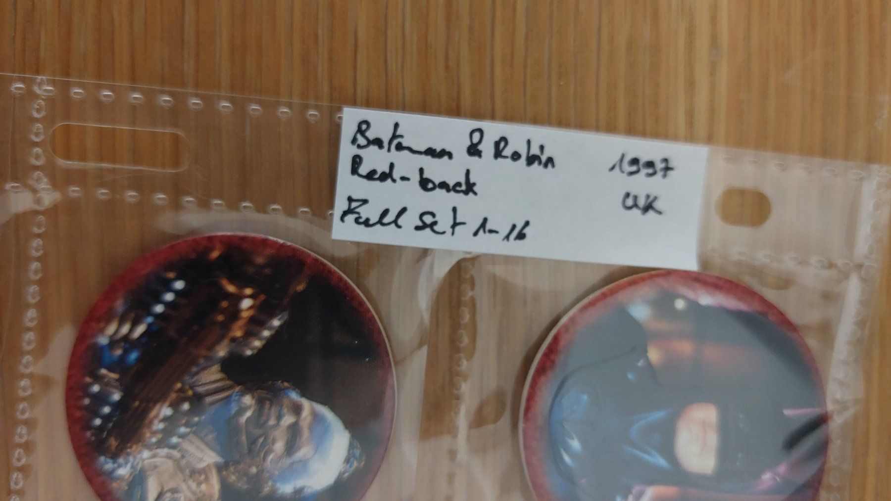 Giochi: Pog full Set 1-16 Batman & Robin – Nuovo (secondo la descrizione) da Bévilard venduto da PogMania 4