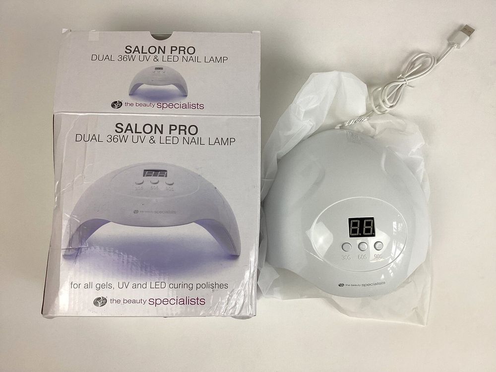36W UV LED Nagellampe Mit Infrarot Sensor – 12 Lichtchips, 3 Timer, USB-Betrieb, Für Hände & Füße