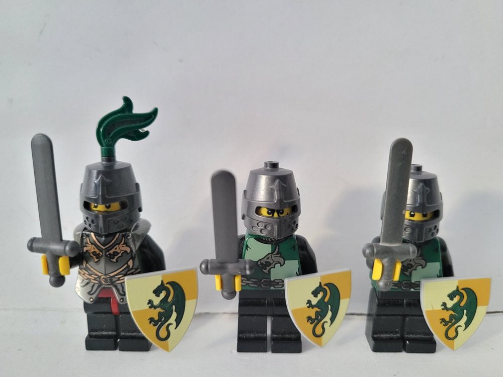 3 Chevaliers Lego Castle Kingdoms/3 Lego Castle ritter figur (Gebraucht ...
