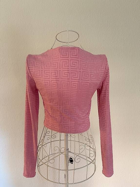 Top: Pinkes Langarm Crop Top  – Usato da Kriens venduto da dajaxoxo 1