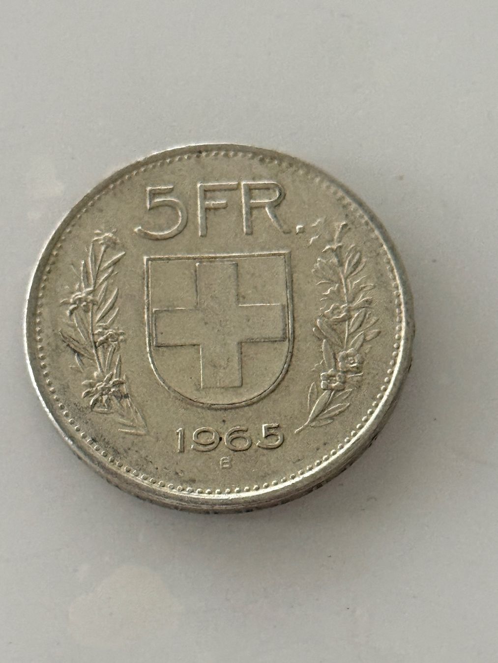 Alle Münzen: 5 Franken 1965  Silber – Gebraucht aus Wallisellen von SWISS_SILVER1 1