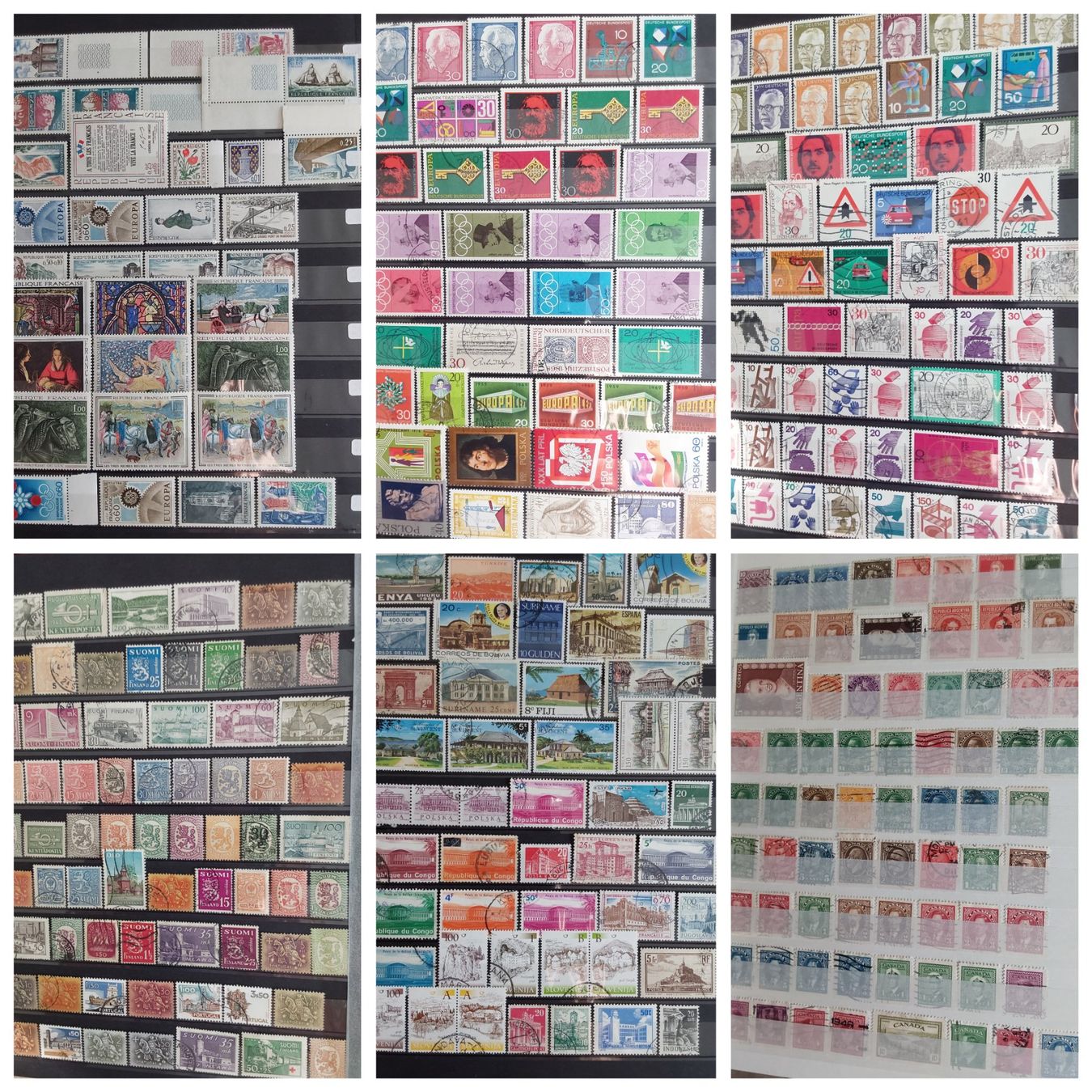 Alle Briefmarken: 5 Stk. Briefmarkenalben "Ausland" – Gebraucht aus Münchwilen AG von Nesar 5