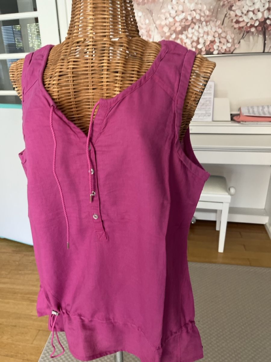 Cecil Top: Leinentop, Cecil, violet, M – Usato da Solothurn venduto da Bobesch08 1