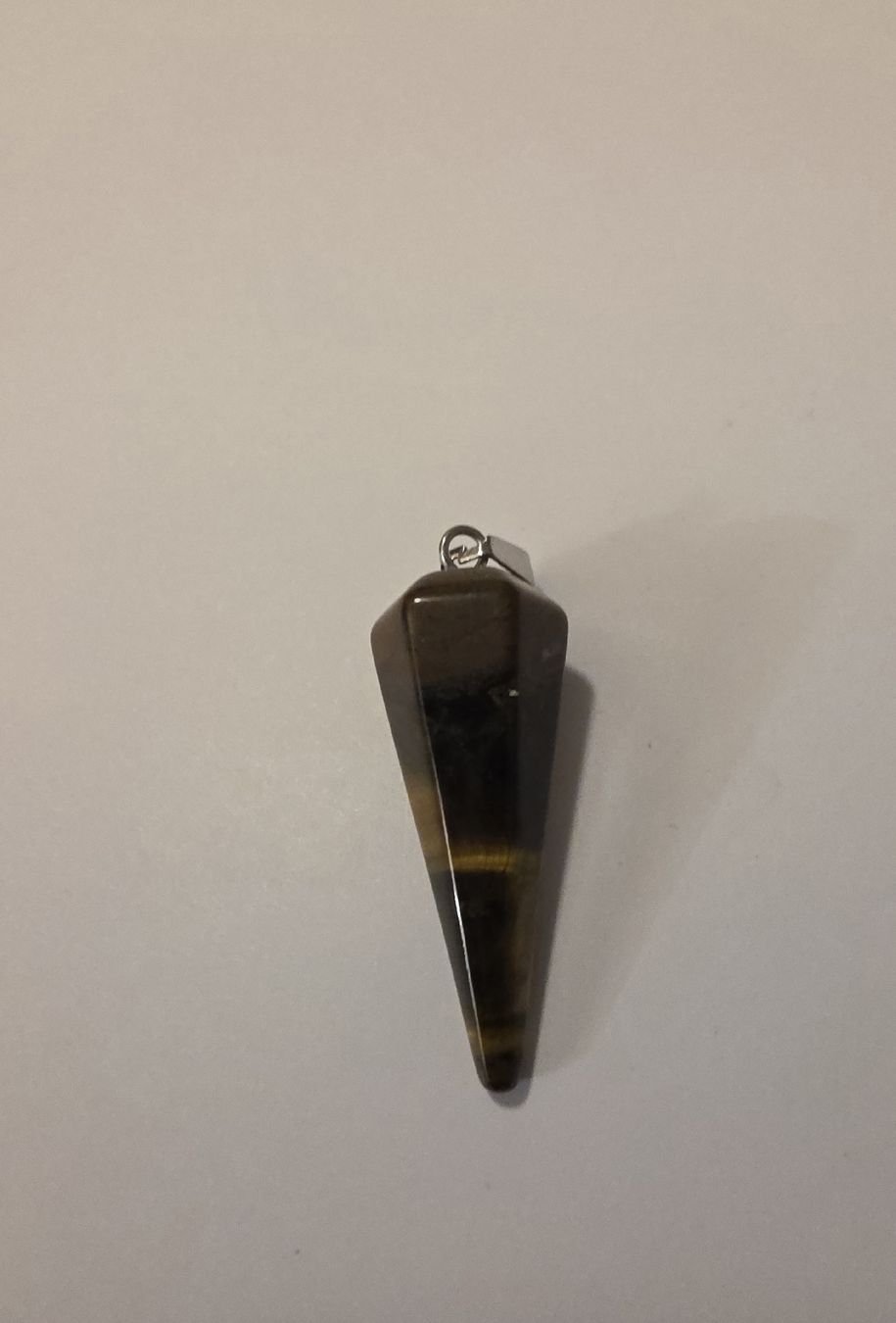 Minerali & Pietre curative: Tigerauge Pendel 3 x 1cm. – Nuovo e nell'imballaggio originale da Menziken venduto da Mirager 3