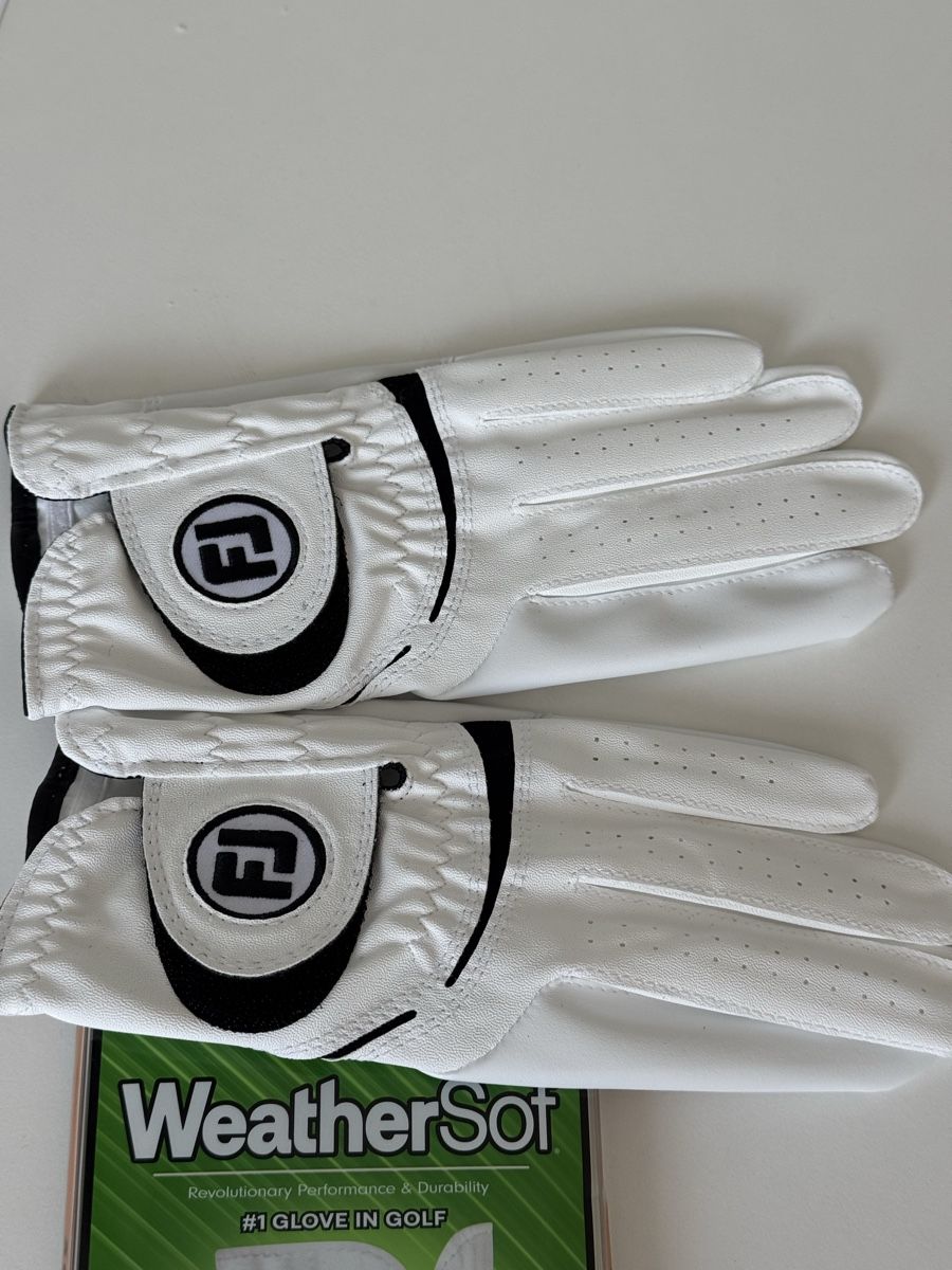 Sonstige Accessoires für Herren: FootJoy WeatherSof Golfhandschuhe weiss neu im Set – Neu und originalverpackt aus St. Gallen von rechsteinersell 1