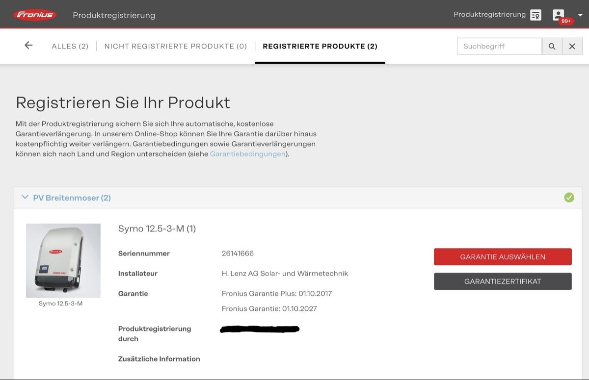 Fronius Onduleurs: Fronius Symo 12.5-3-M Wechselrichter – D'occasion à Niederwil SG par Gastwirt 2