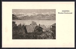 Gunten, Pension Guntenmatt aus der Vogel