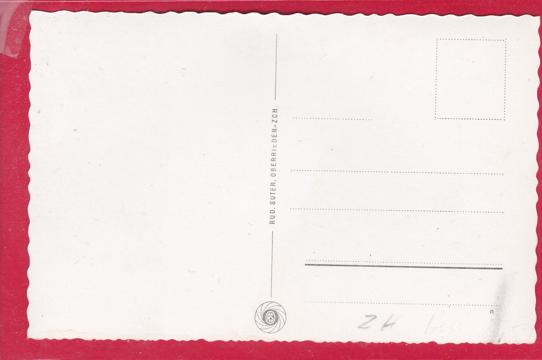 Cartoline postali: RICHTERSWIL – Usato da Oberrieden venduto da Gebirgsstelze 1