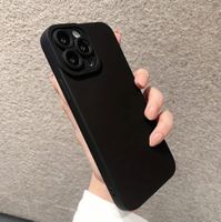 IPhone 16e Hülle Schwarz Matt – Slim Case mit Kameraschutz