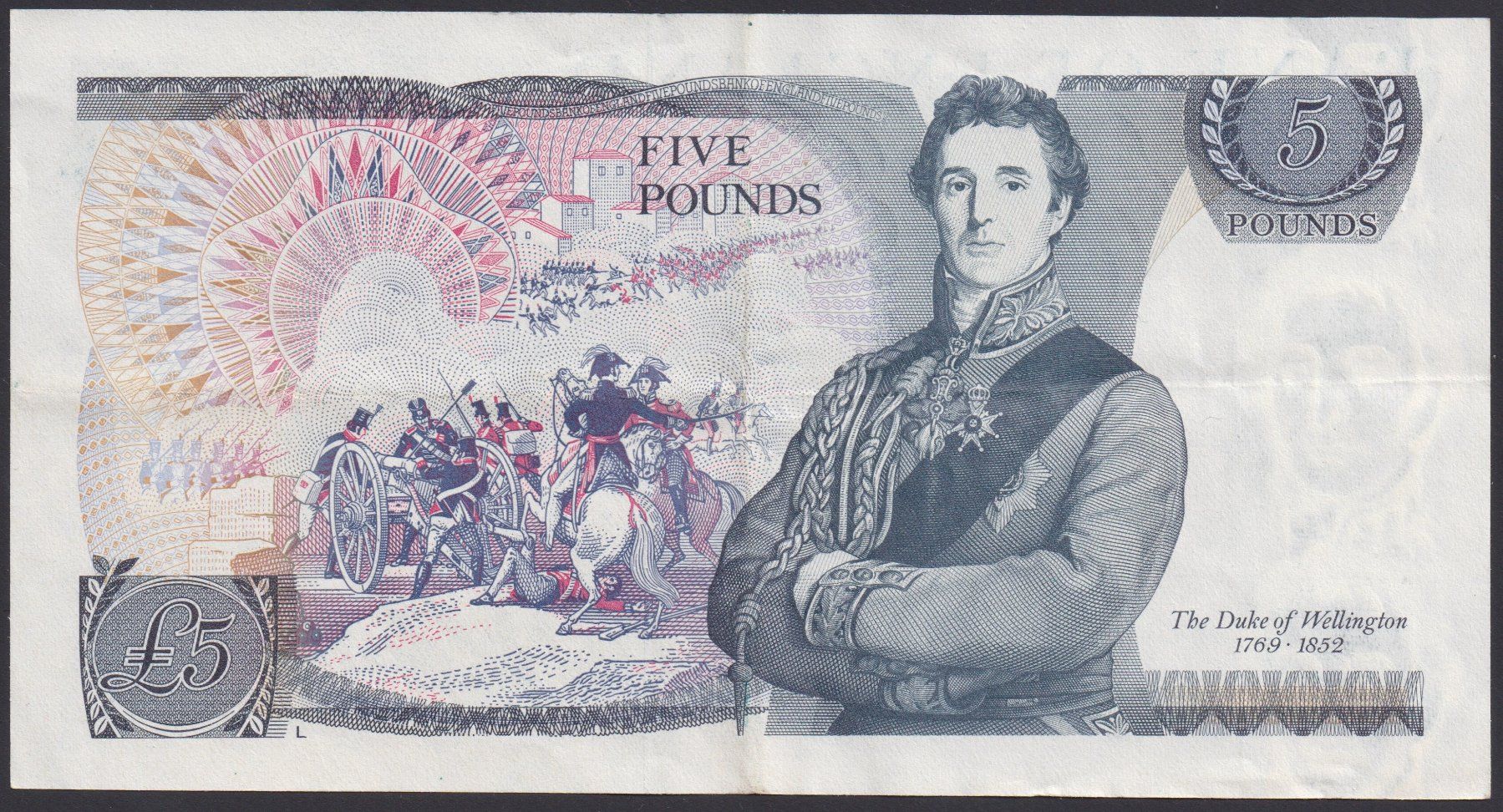 Banconote: England 5 Pounds 1971 – Usato da Brugg AG venduto da banknoten_muesli 1
