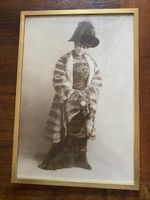 Damenportrait , Photo um 1900.