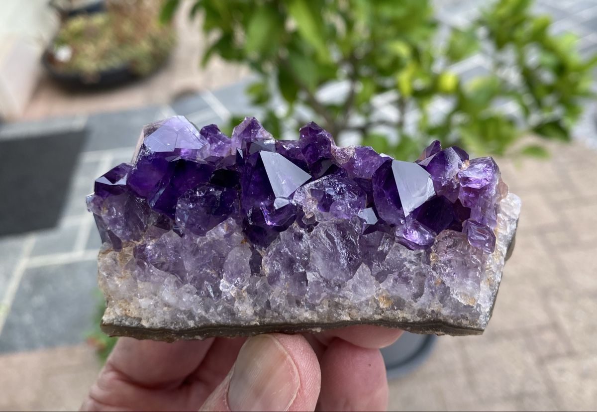 Minéraux & Lithothérapie: Amethyst Stück mit top Farbe  – D'occasion à Selzach par 321compac 5