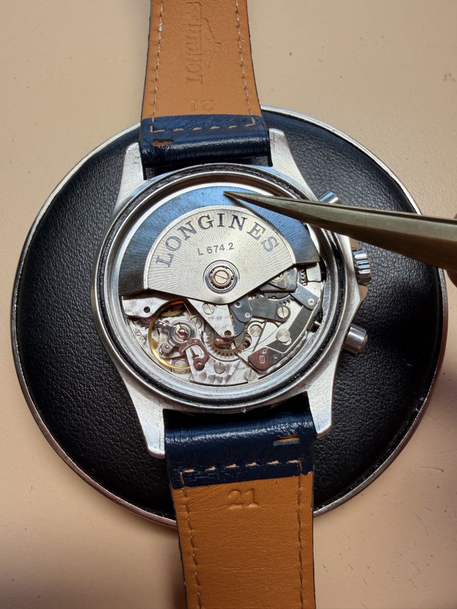 Longines Orologi: Longines admiral chronographe révisé NOS – Usato da Cornol venduto da swi_bv2w 7