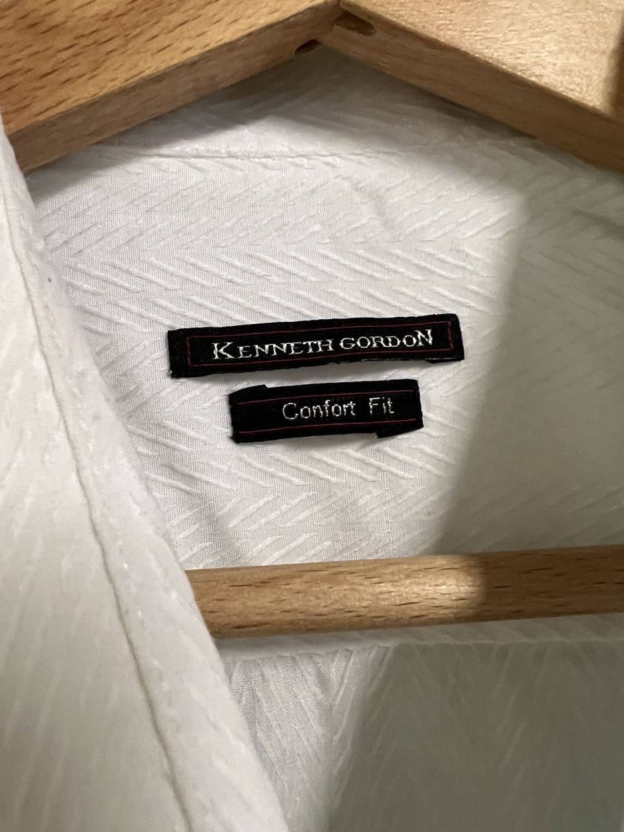 Hemden: Hemden Kenneth Gordon Weiss Grösse 43 – Gebraucht aus Rotkreuz von Migu2012 1