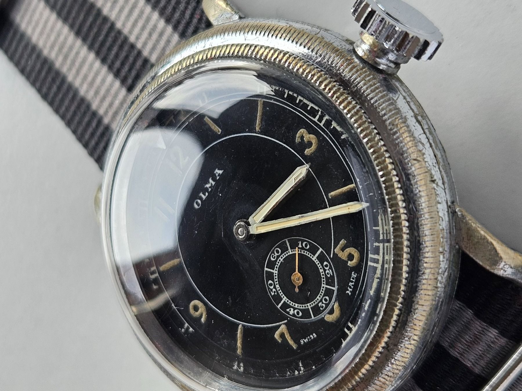 Orologi: 180 Olma Military Pilotenuhr – Usato da Berikon venduto da mmm21 3