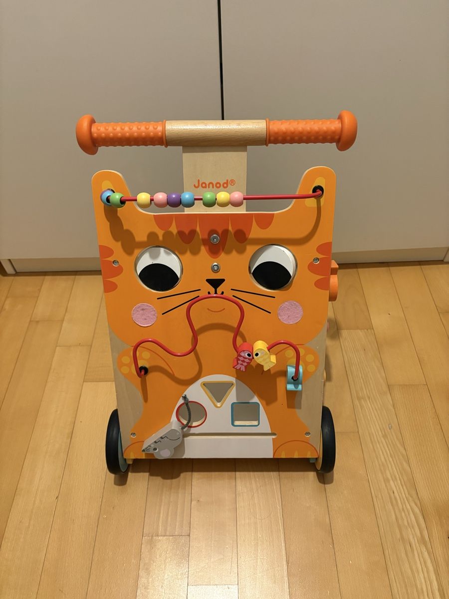 Ausili per la deambulazione: Janod Wooden Activity Baby Walker Cat – Usato da DIETIKON venduto da jmerino17