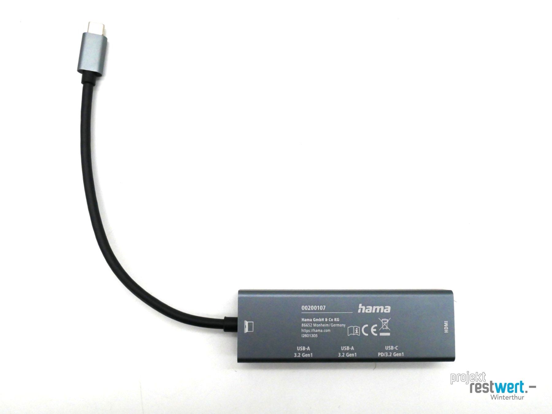 Hama Unità & Adattatore: HAMA USB-C-Multiport Adapter mit HDMI, 200107 – Nuovo (secondo la descrizione) da Winterthur venduto da Restwert_Winterthur 3