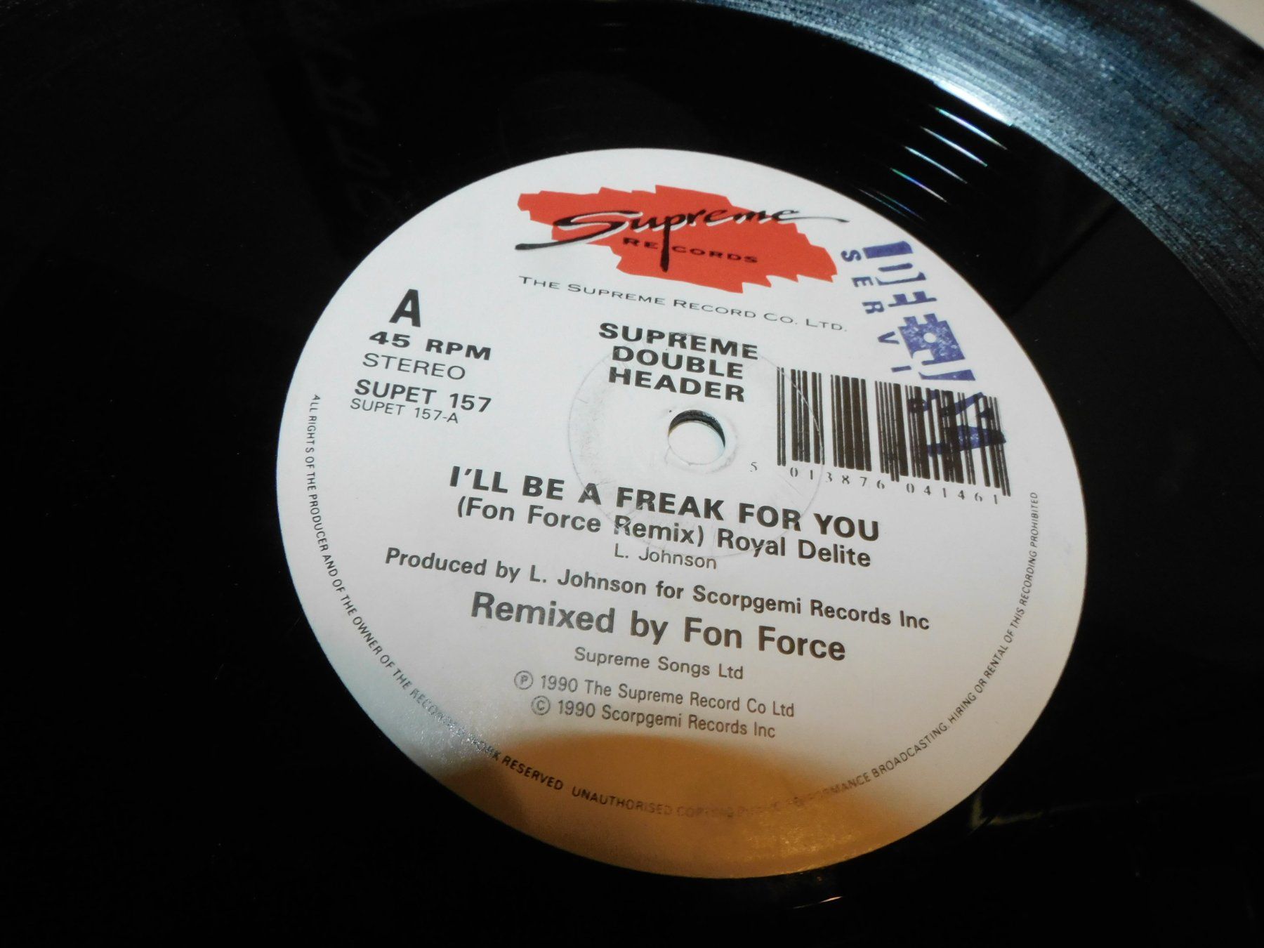 Dischi in vinile: LP - 1990 Supreme Double Header - Remixed by Fon Force – Usato da Sursee venduto da 76 3