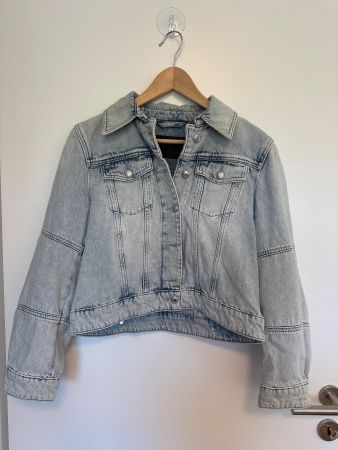Schöne Jeansjacke im Vintage-Look Gr. M
