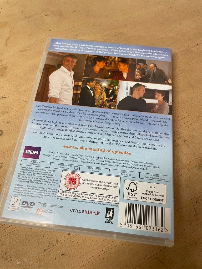 Tutti i DVDs: episodes - Season 1 – Usato da Berikon venduto da Cyberbob2000 1