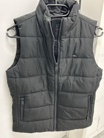 Tommy Jeans Weste schwarz gesteppt neu
