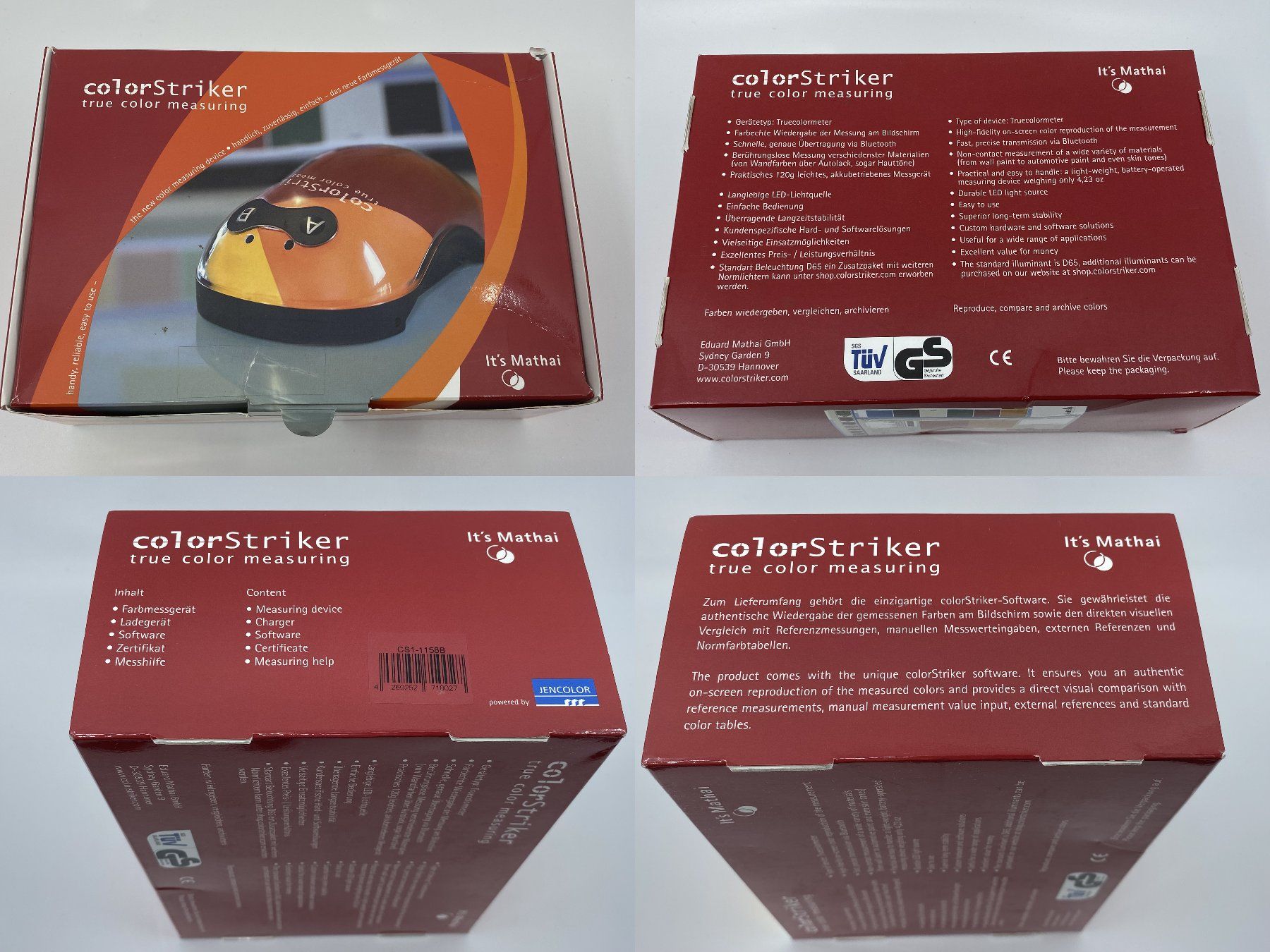 Scanner: ColorStriker true color measuring – Usato da Langwiesen venduto da Restposten-24 5