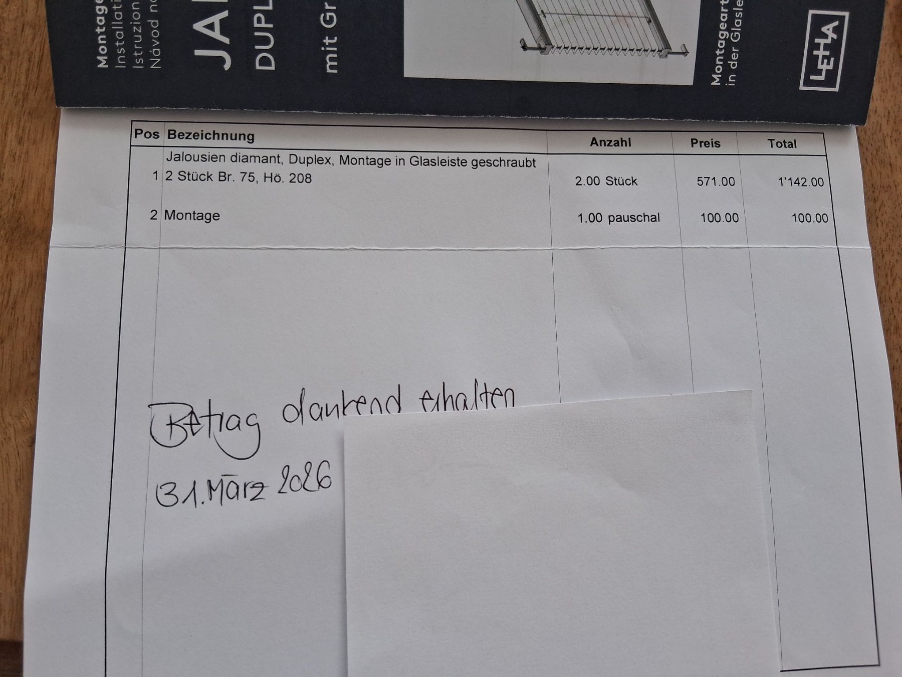 Vorhänge: Jalousien Duplex – Gebraucht aus stäfa von gelisel17 5