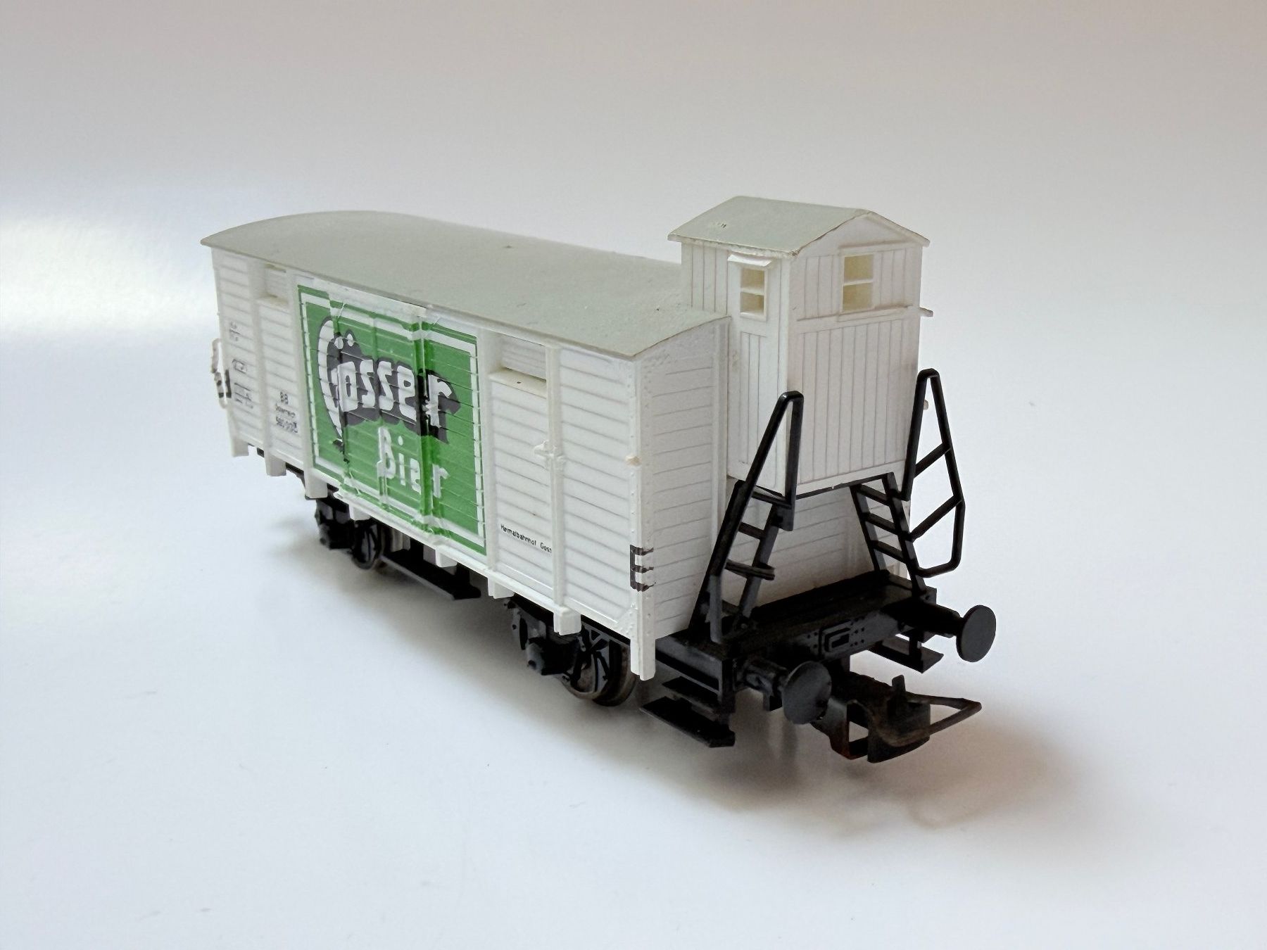 Märklin Modellini di ferrovie: 2 Märklin Bierwagen mit Bremserhaus – Usato da winterthur venduto da felix27 7