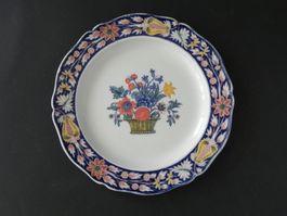 Alte farbenfrohe Dessertteller * POTERAT * von Wedgwood
