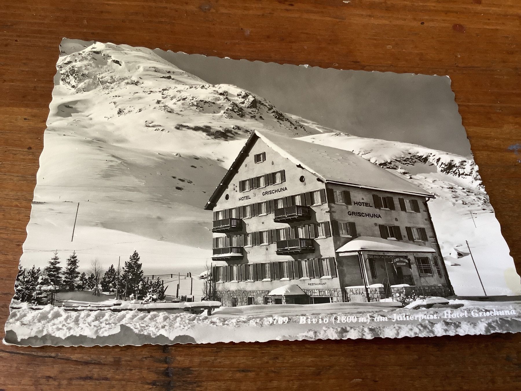 Cartoline postali: Bivio Hotel Grischuna – Usato da Flaach venduto da Monisoldshop